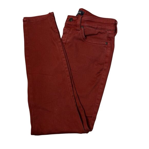 NYDJ Ami Skinny Jeans Womens Size 4 Dark Rust Sure Stretch Slimming Lift Tuck - Picture 1 of 8